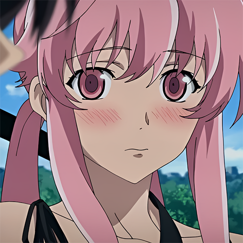 Yuno Gasai from Mirai Nikki